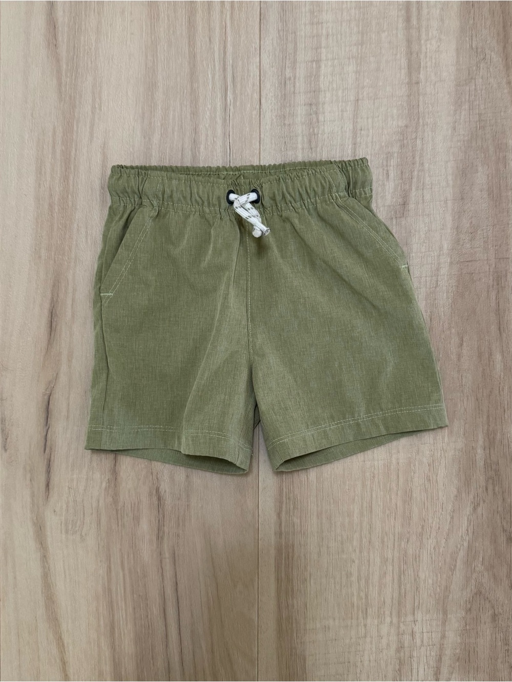 Tommy Bahama Olive Drawstring Kids Shorts